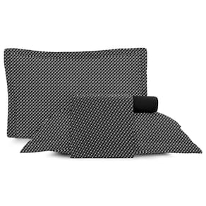 Jogo de Cama Casal 4 Peças Altenburg Acetinado Slim Preto