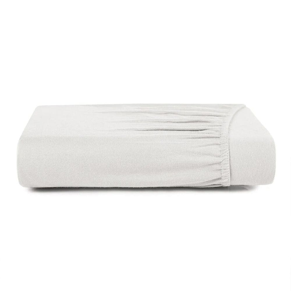 Lençol com Elástico King Altenburg Malha Fio Penteado 100% Algodão Branco
