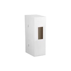 Caixa de Sobrepor MarGirius Versátil Slim CP2-00 com Corte para Disjuntor Branca