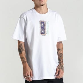 Camiseta Volcom Eye Rust WT25 Masculina Branco