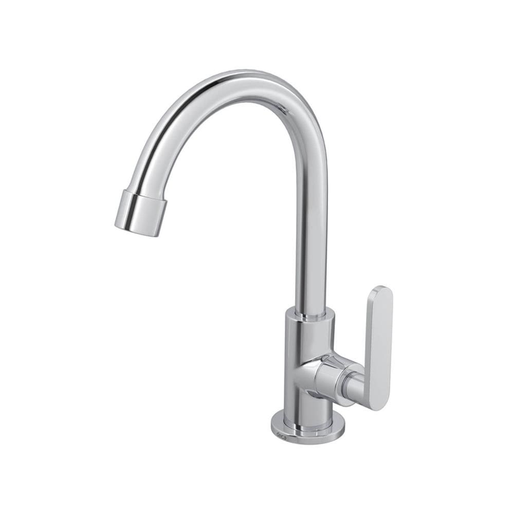 Torneira Deca de Mesa Bica Baixa para Lavatório Flex Plus - Cromada