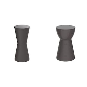 Conjunto com 2 Banquetas - Dub/sili Cinza Mushroom