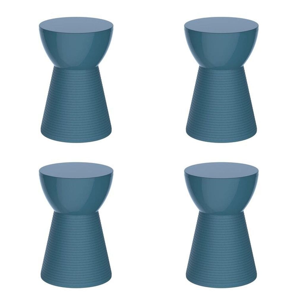 Conjunto 4 Unidades Banqueta Sili Lazuli