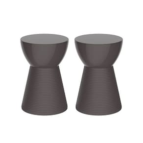 Conjunto 2 Banquetas Sili Cinza Mushroom