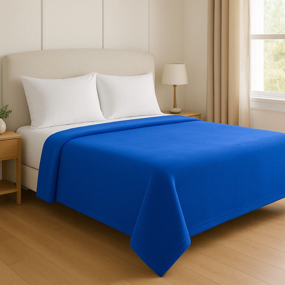 Manta Celta Lisa Casal 180x200cm - Azul