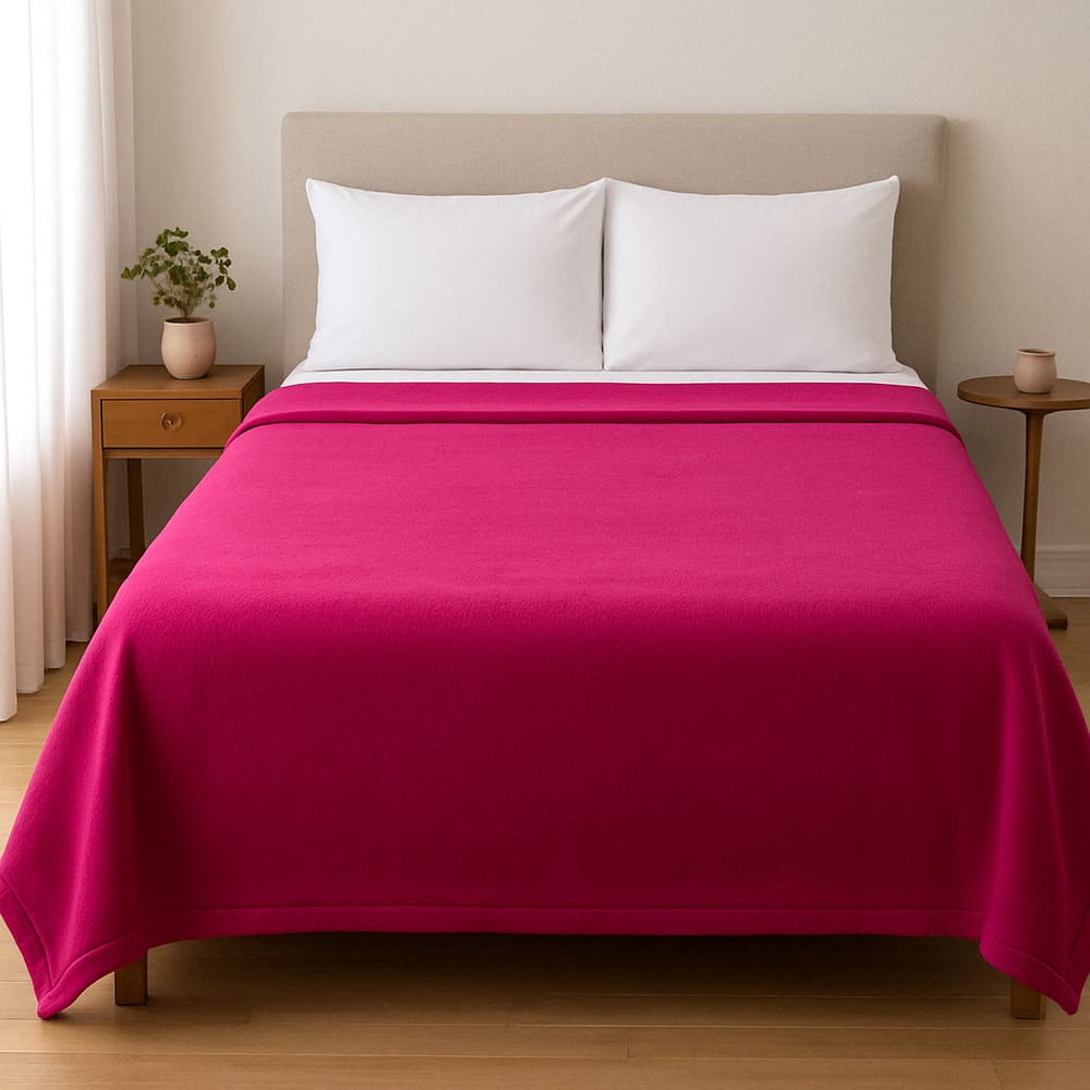 Manta Celta Lisa Casal 180x200cm - Pink