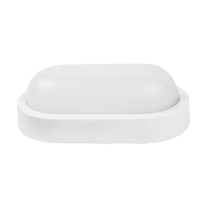 Arandela Tartaruga Oval Sobrepor 12W Ip54 Lorenzetti Branco
