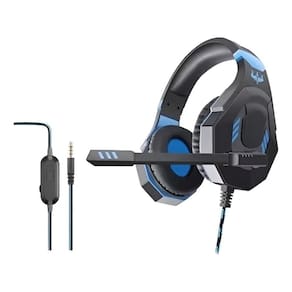 Fone Ouvido Fio Microfone Rotativo Gamer Blue Profissional