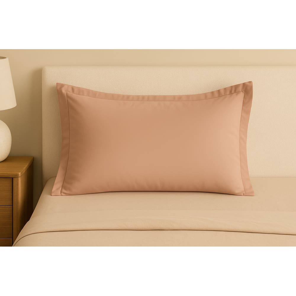 Fronha Avulsa Com Abas Toque de Algodão 55x80cm - Rosa Tule