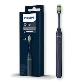 Escova de dentes elétrica Philips One Sonicare HY1100/54 preta