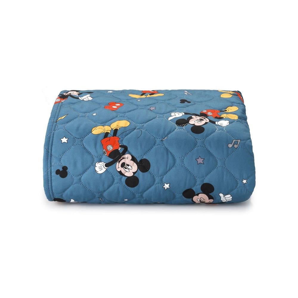 Cobre Leito Infantil Mickey Solteiro 100% Poliéster - Mickey Dance