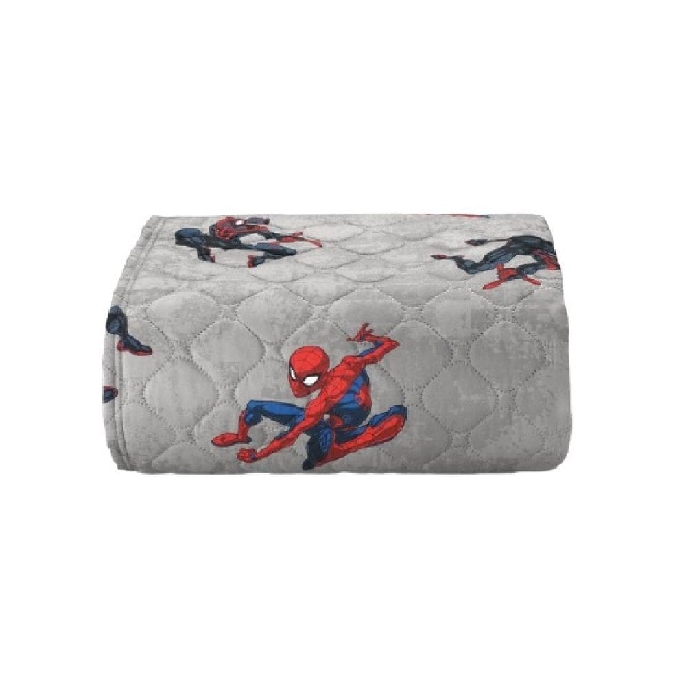 Cobre Leito Infantil Homem-Aranha Solteiro 100% Poliéster - Spider Black