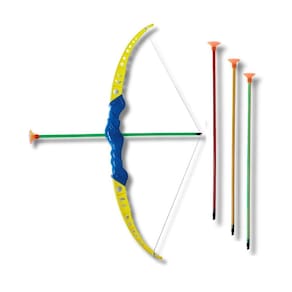 Brinquedo Arco E Flecha Com 03 Flechas Ventosas Zein