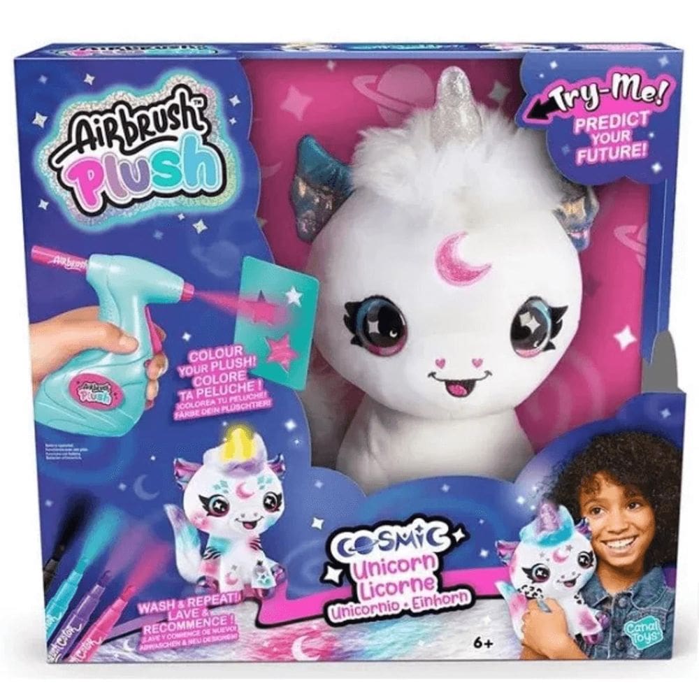 Pelúcia Unicórnio para Pintar com Luz Airbrush Plush Fun