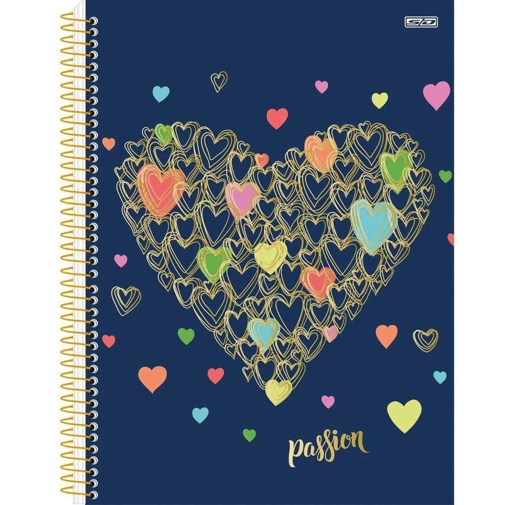 Caderno Univ. 15Matérias 240 Fls Passion Capa3 -São Domingos