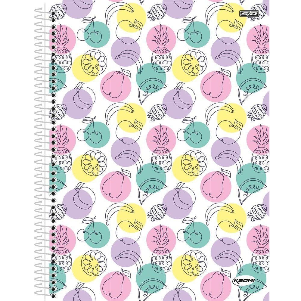 Caderno Univ. 10 Matérias Kbom 200Fls Capa 14 - São Domingos