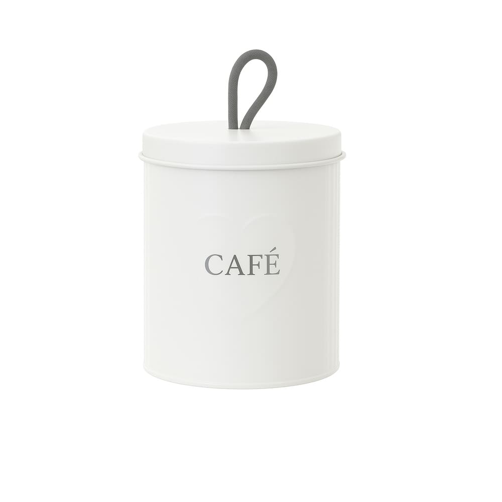 Porta Mantimentos Com Tampa Puxador De Corda 11x15cm - Café