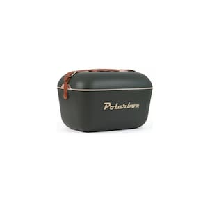Bolsa Térmica Cooler Retrô Com Alça Em Couro 12 Litros - Floresta Dourado
