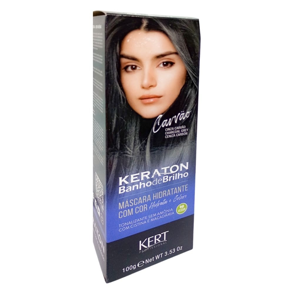 Keraton Banho De Brilho Carvao 100G