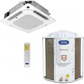 Ar Condicionado Split Inverter Cassete Carrier 4 Vias 36000 Btu Quente e Frio 220V 38CQVE36515MC