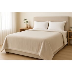 Cobertor Sollievo Casal Dupla Face 350g/m² Kacyumara - Off White