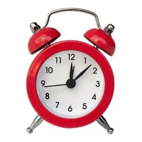 Relógio Despertador Aço Presente Retro Mini Antigo