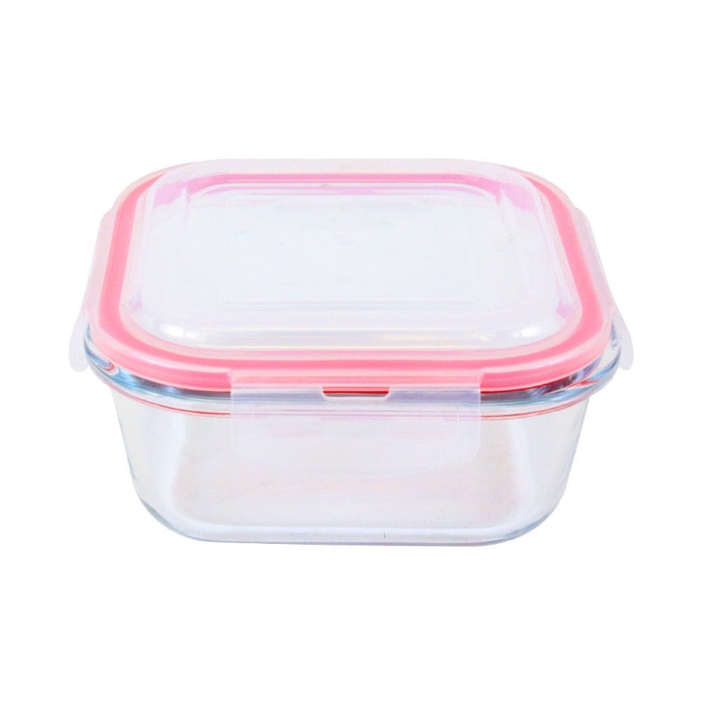 Pote de Vidro Hermético Quadrado Le Click Transparente 800ml