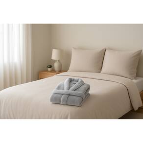 Roupão De Plush Peluciado Blanket 300 P - Kacyumara - Roupão 300 Prata