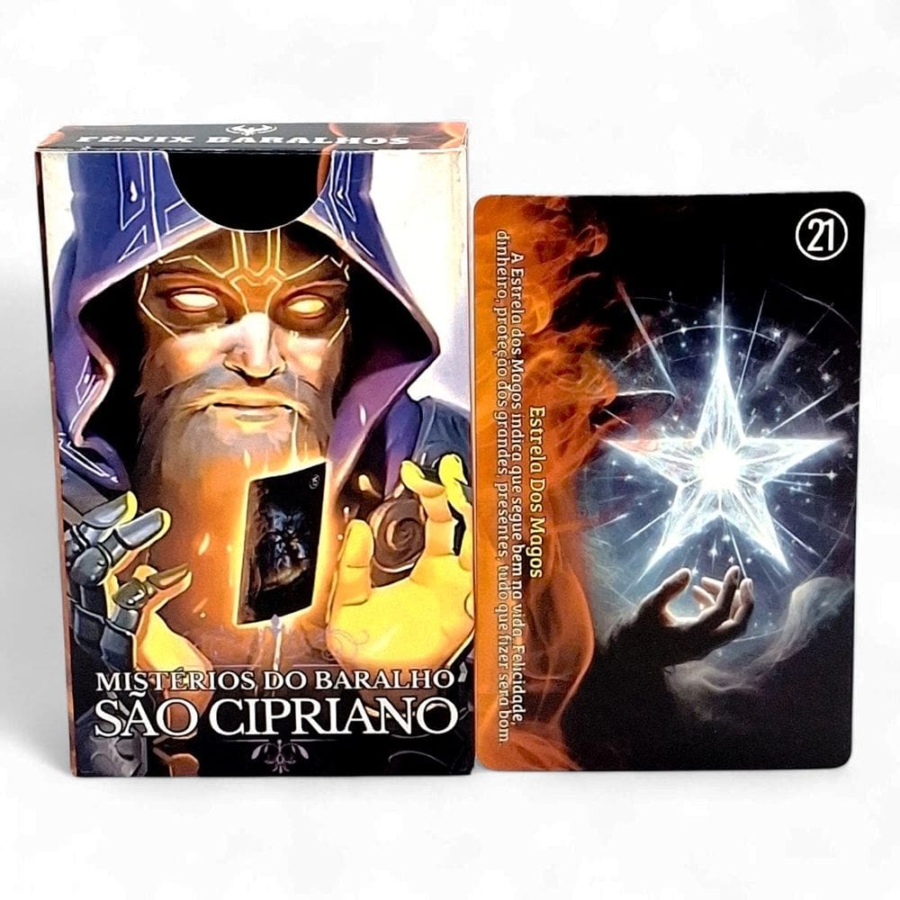 Baralho Mistérios do São Cipriano 36 Cartas Autoexplicativas