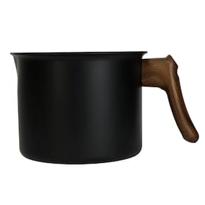 Leiteira Caneca Fervedor Aluminio Ceramica Inducao Mimo Style Black