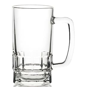 Caneca Chopp Vidro Resistente 360Ml Bar Casa Transparente