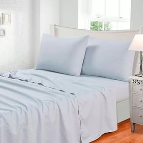 Jogo De Cama 3 Peças 300 Fios Toque De Seda - Jolitex - Cinza - Solteiro 2 Peças