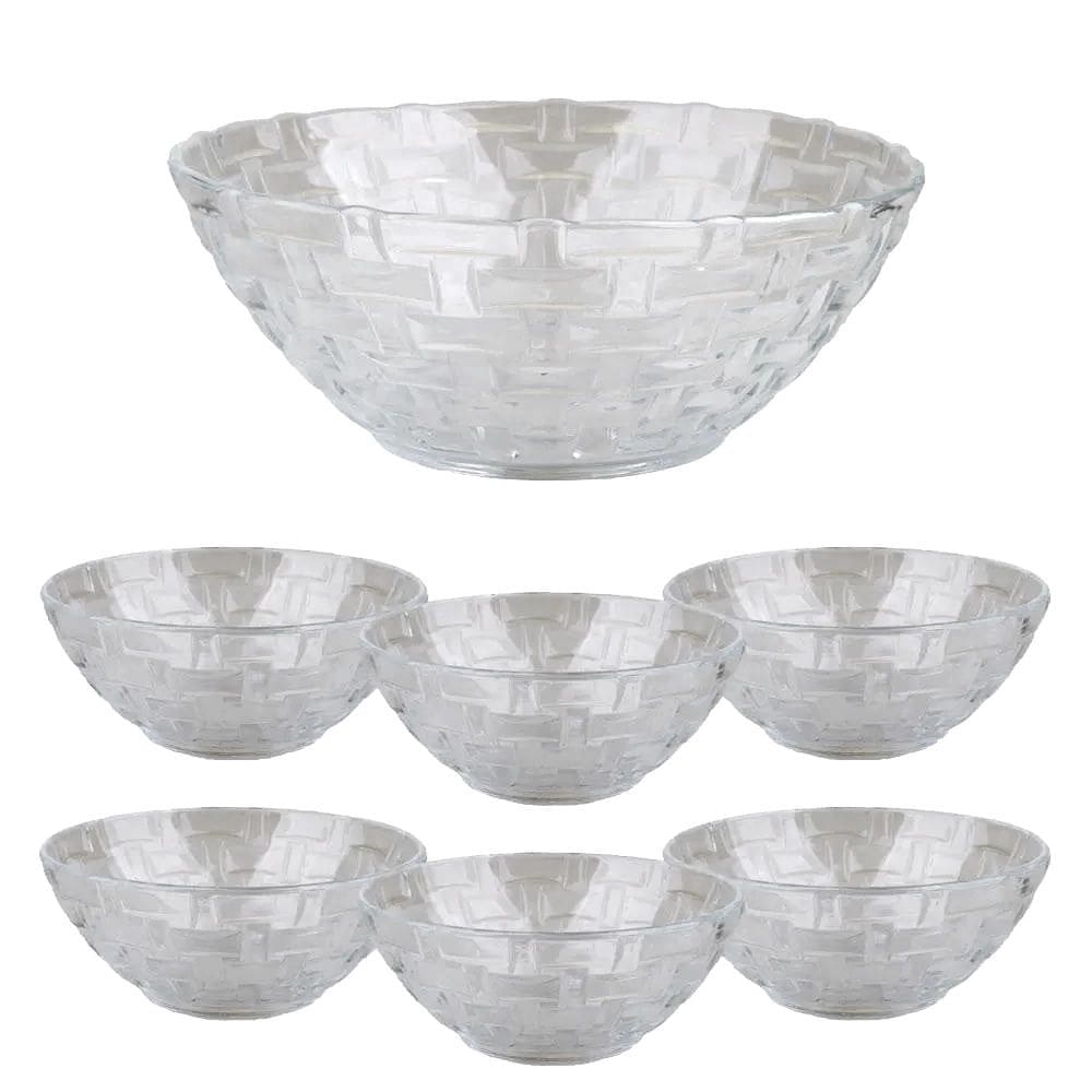 Conjunto de Bowls Cazza Picnic em Vidro 7 Peças