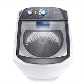 Máquina de Lavar Electrolux 13g Efficient Branca com Duplo Dispenser. Cesto Inox. Máxima Diluição (LDA13)