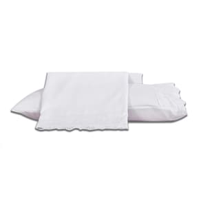 Jogo de Cama 4 pç Bordado Inglês Toque de Seda Queen - Jolitex - Branco