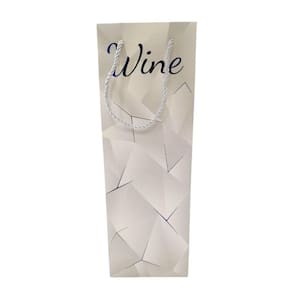 Sacola de Presente Para Vinhos Azul - Quanhe