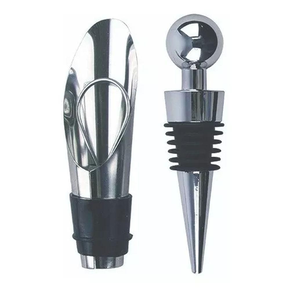 Kit Vinho Bico Dosador e Rolhas N239506-1 - Quanhe