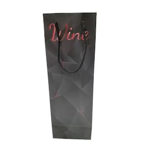 Sacola de Presente Para Vinhos Vermelho - Quanhe