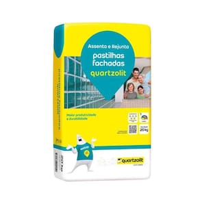 Argamassa para Pastilha Externo 20kg Branco Quartzolit