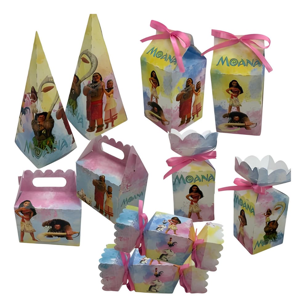 Kit 50 peças Festa Moana Aquarela para Decoração Festa Aniversário
