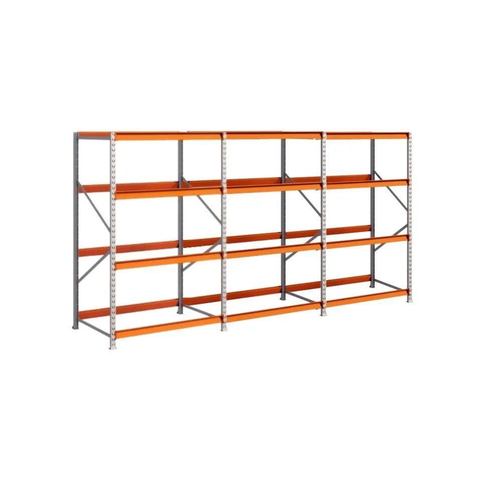 Mini Porta Pallet 250kg 1 Inicial 2 Continuações 5,05m Comprimento 2,00m x 1,20m x 60cm 4 Níveis