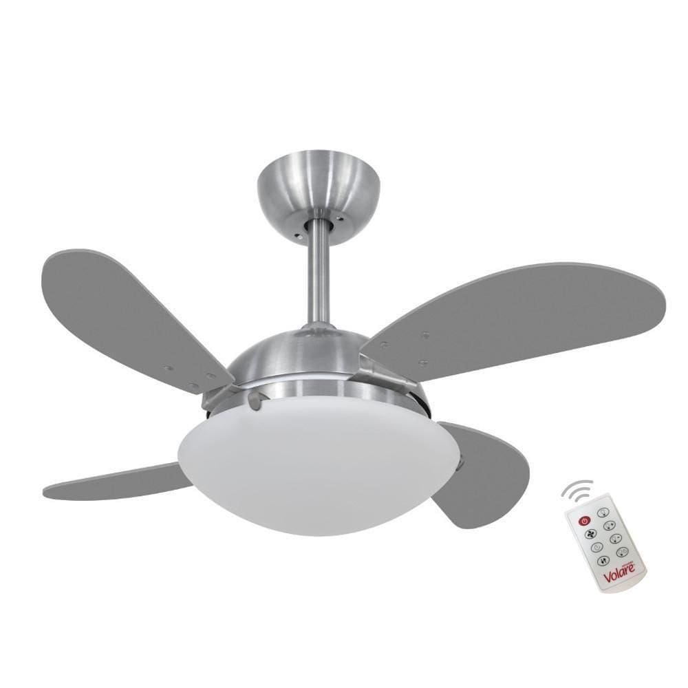 Ventilador Volare Fly Mini Titanio 127v E Controle Remoto