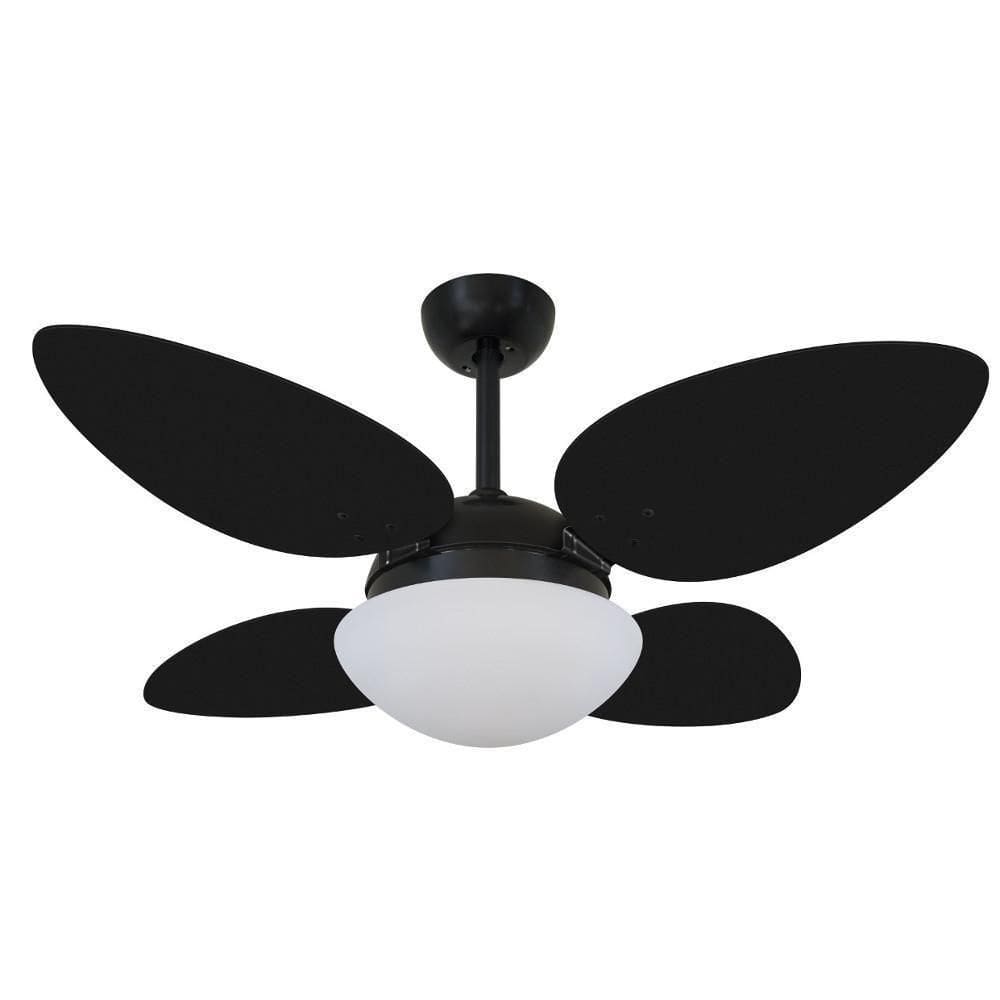 Ventilador De Teto Volare Petalo Quad Preto 127v
