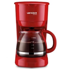 Cafeteira Lenoxx Compact Coffee 18 Xicaras 600w Red 110V