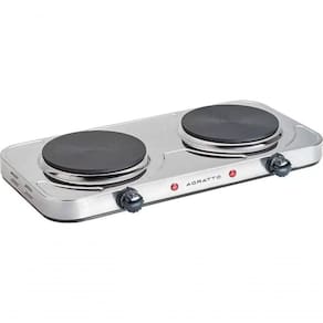 Fogao Portatil Eletrico De Bancada 2 Bocas 2000w 220V