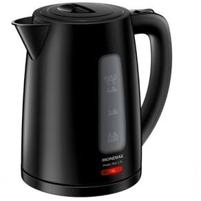 Chaleira Eletrica Mondial Luxx Black 1500w Desligamento Automatico 110V