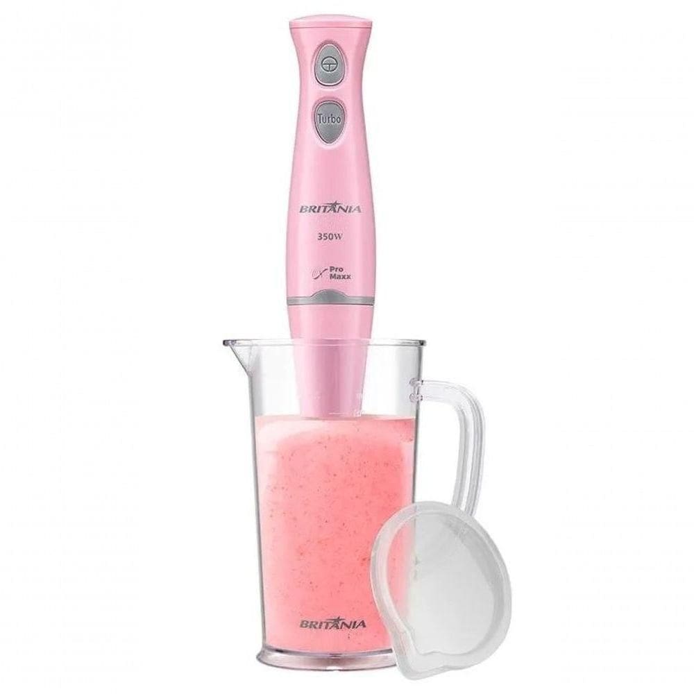 Mixer Fit Britania 350w Turbo 800ml Desmontavel Luxxpink 110V