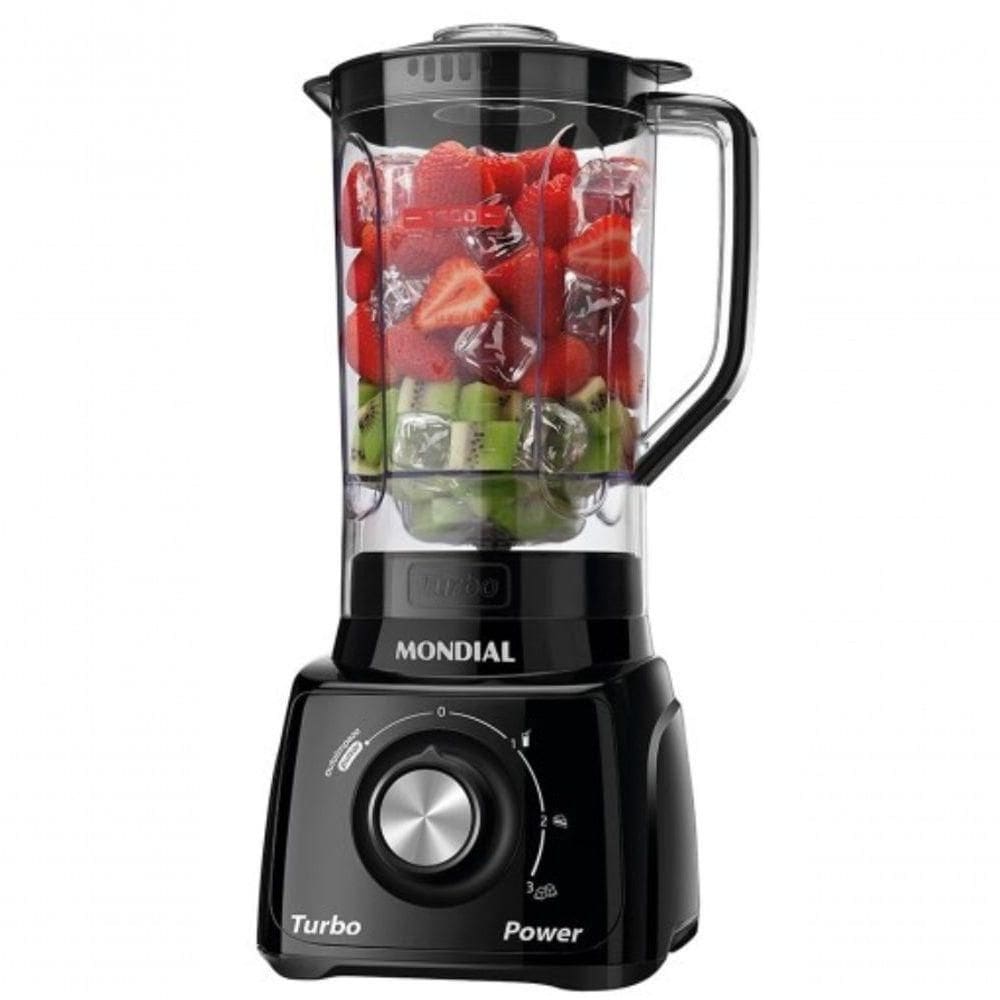 Liquidificador Mondial 500w 2 Litros Filtro 220V Preto