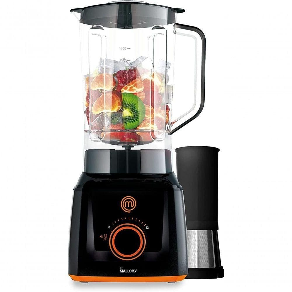 Liquidificador Master Chef 3l 12 Velocidades Lux All Black 220V