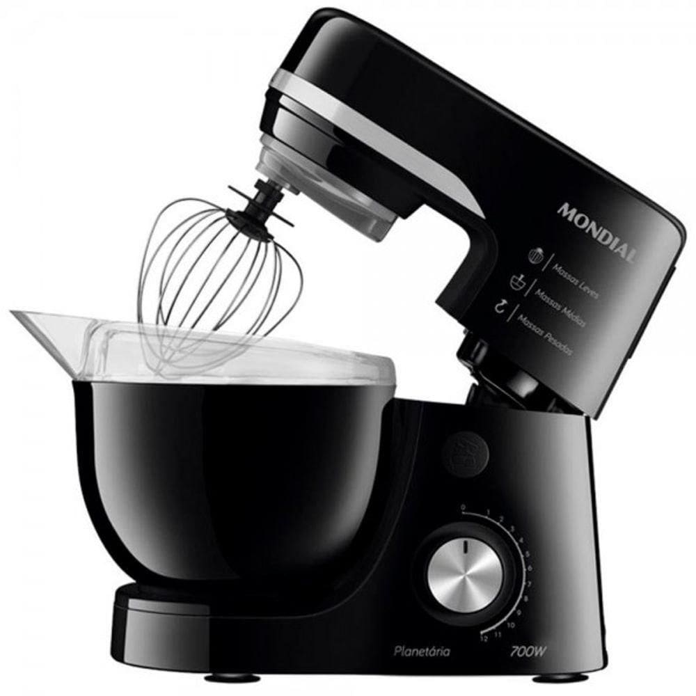 Batedeira Planetaria Mondial 700w Ultra Turbo Luxxblack 110V